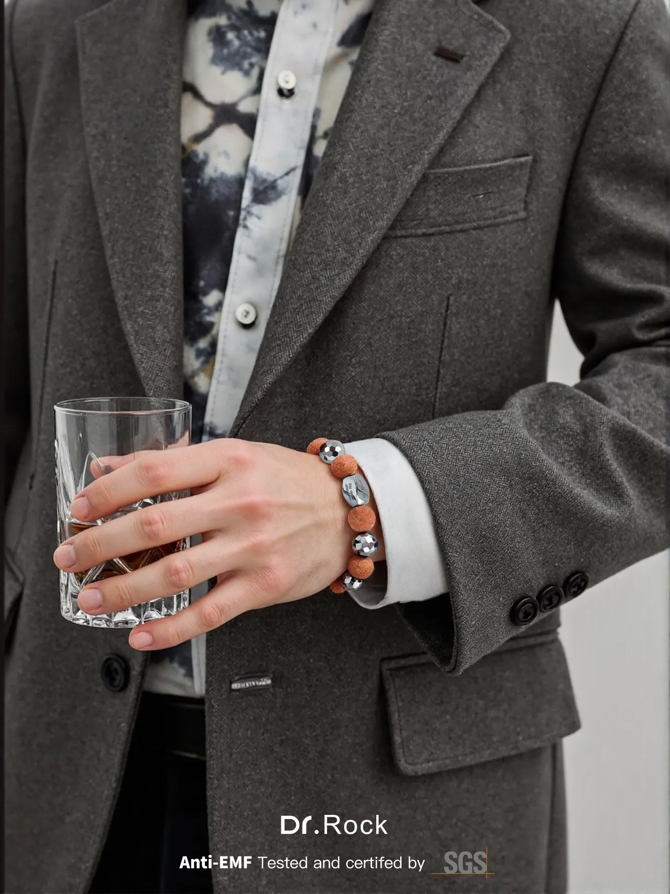 防輻射助眠健康手鏈(男款DM1)